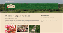 Desktop Screenshot of edgewoodorchards.com